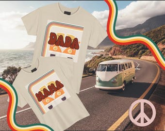 Retro Mama Tee: Vintage Hippie Mama Shirt