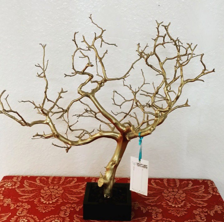 Gold tree jewelry on sale holder