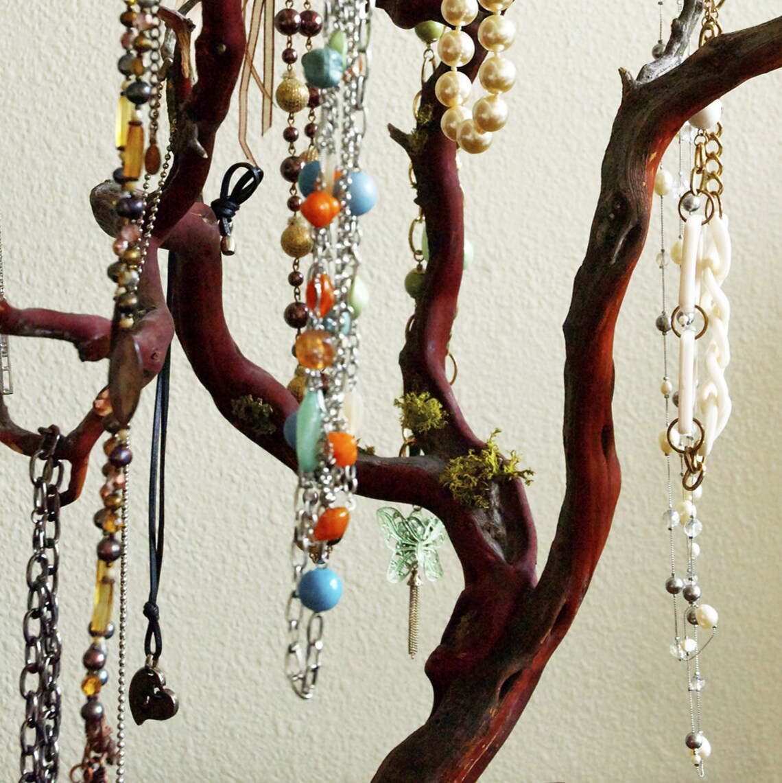 30 Red Jewelry Tree / Jewelry Organizer for East Coast Etsy
