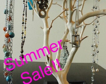 24" Natural Jewelry Tree / Jewelry Organizer