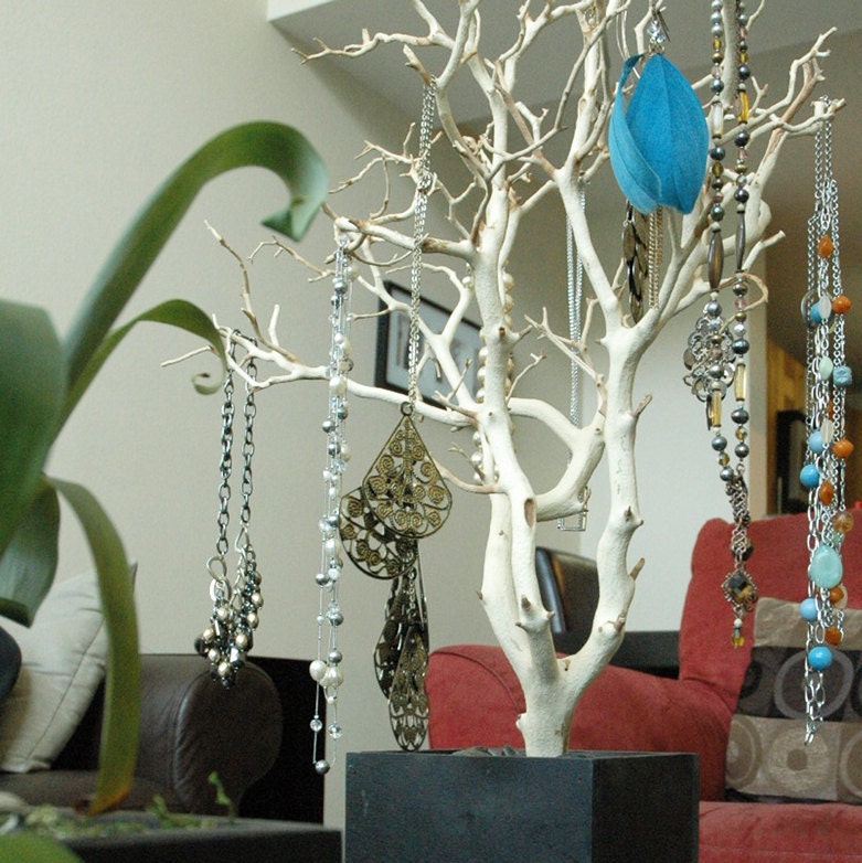 24 Natural Jewelry Tree / Jewelry Organizer Etsy