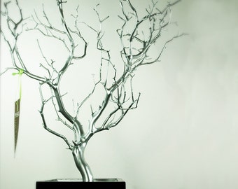 30" Silver Painted Jewelry Tree / Jewelry Organizer