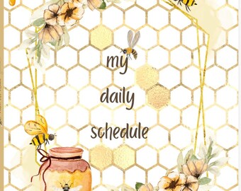 My Daily Schedule: Calm The Chaos