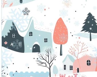 Pink Plaid Christmas Notebook | Holiday Reflection Journal