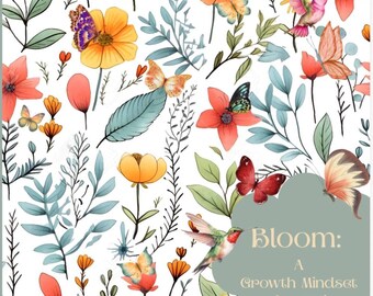 Bloom Mindset Journal: Daily Growth, Positive Affirmations