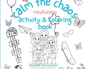 Kids Mindfulness Coloring Book | Emotional Regulation & Breathing (Digital Download)
