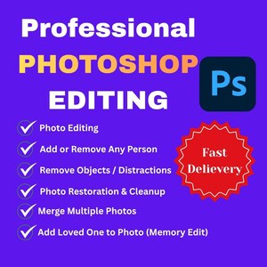 Deskundige Photoshop-bewerkingsservice: aangepaste bewerking, hoge resolutie, retouchering, digitale levering