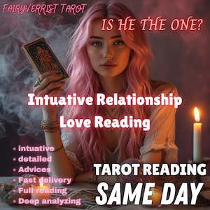 Relationship Love Reading Intuitive and Detailed Full Tarot Reading Same Day Fast Delivery Clarity