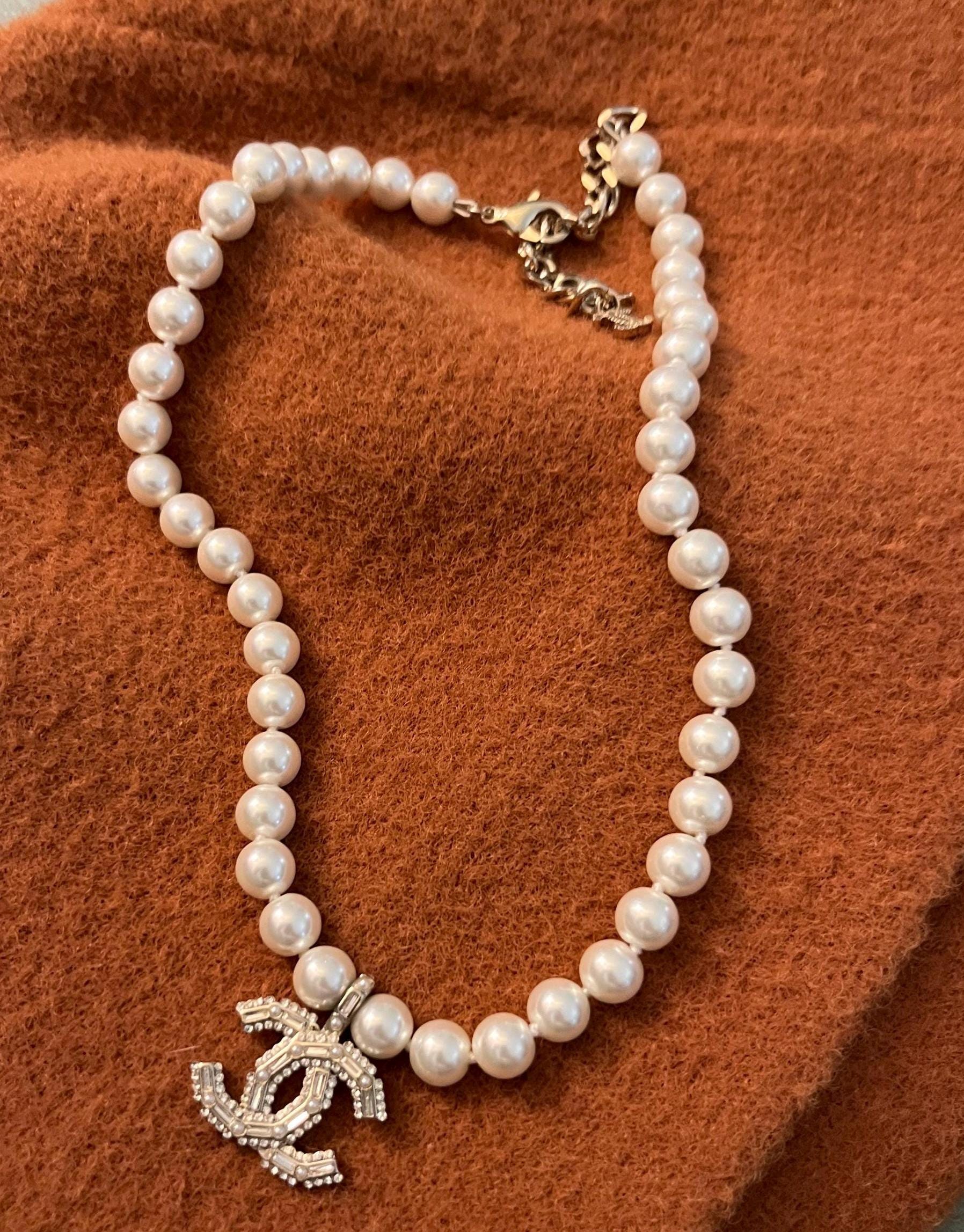 Chanel Pearl Necklace - Etsy