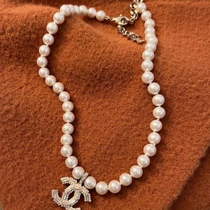 Chanel Pearl Necklace - Etsy
