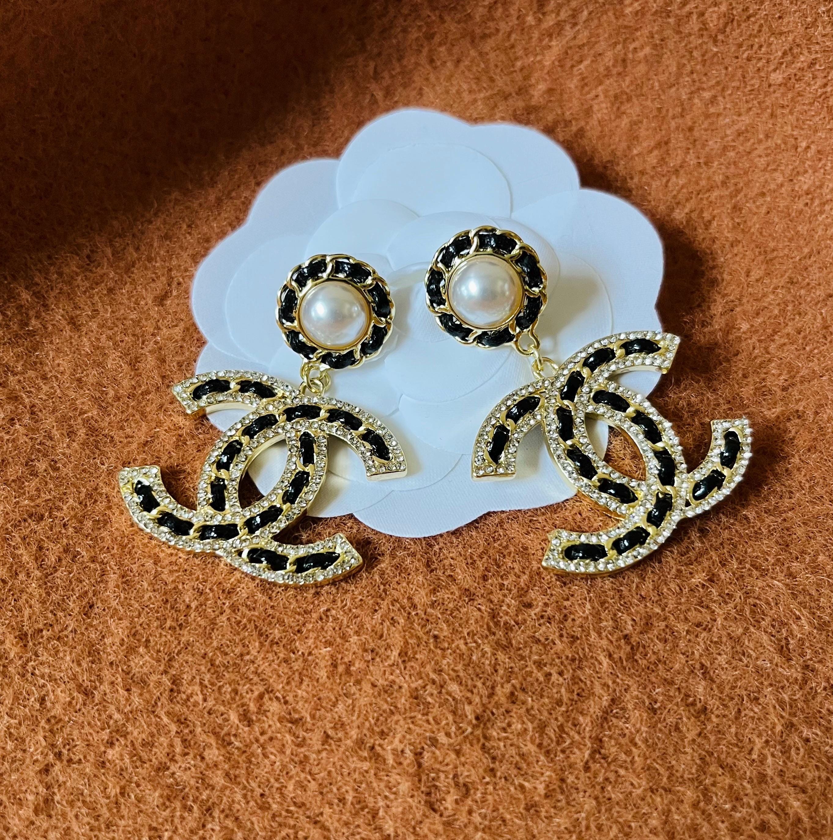 Chanel Double C Earrings