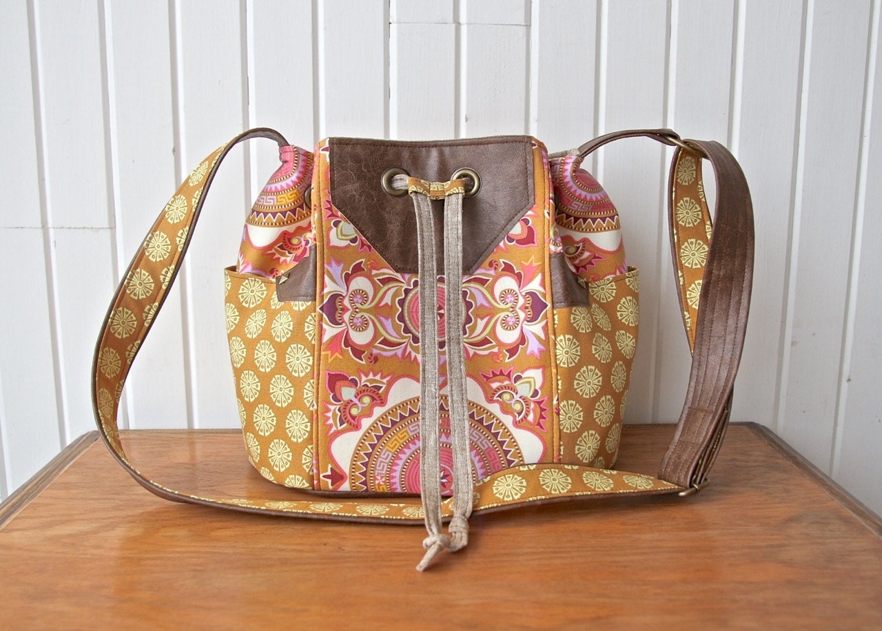 Drawstring Bucket Tote Bag Pattern