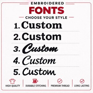 Embroidered Fonts