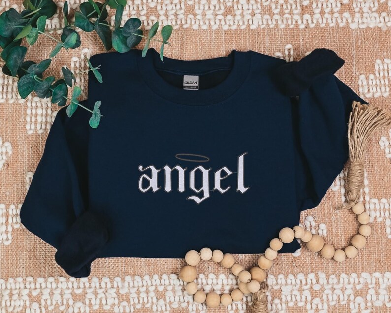 Embroidered Angel Sweatshirt for Women, Angel Crewneck, Angel on Earth Sweater, Wings Sweatshirt, Angel Wings Sweater, Women's Fashion
Embroidered
Sweatshirt
Trend
Embroidered Crewneck
Gift For Her
Cute Sweatshirt
Trendy Sweatshirt
Embroidery Design
Best Gift
Angel On Earth
Angel Sweatshirt
Sweatshirt For Women
witchy gifts