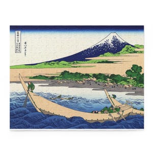 日本の伝統的な風景パズル - 大人にも子供にも最適なギフト。120/252/500ピースのクリエイティブな家族向けアクティビティ。アートにインスパイアされたギフト。