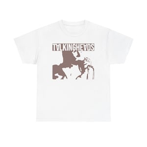 Kalla mig vid ditt namn Elio's Talking Heads Bandfoto T-shirt | Vintage Rock T-shirt
