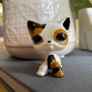 LPS Custom Calico Cat Hand Painted OOAK