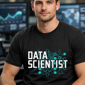 Data Scientist Funny Gift Shirt, Think in Data Tee, Programmer Gift, Data Analyst Statistician Coding Shirt