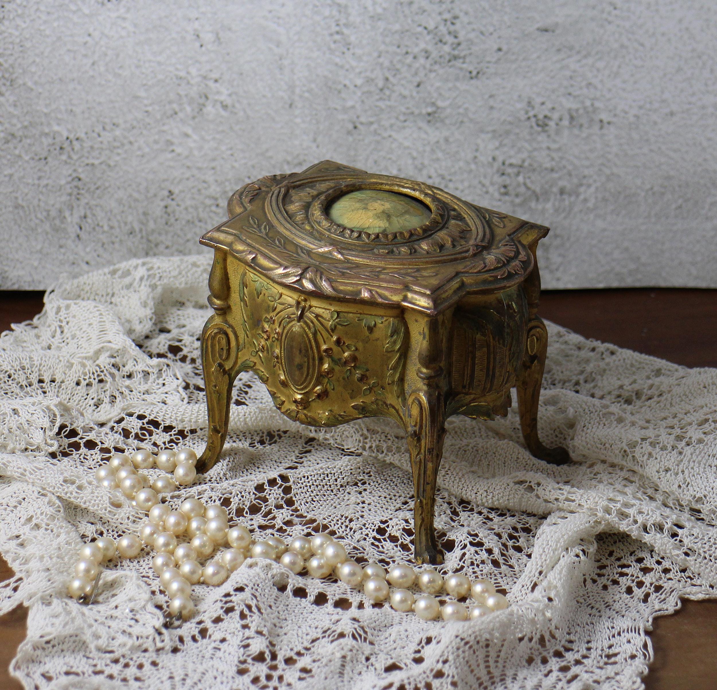 英国アンティークジュエリーボックスR.E.HOBBS