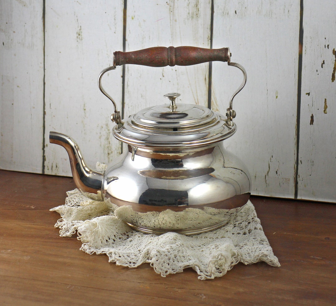 Vintage Silver Teapot Vintage Tea Kettle Silverplated Tea - Etsy