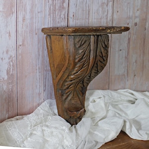 Ménsula de pared vintage - Ménsula de madera antigua