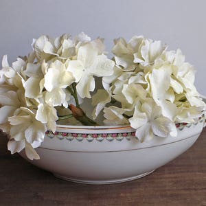 Vintage Tureen Antique Ironstone Tureen - Bowl With Lid - Earthenware Ironstone - 1920 - Art Deco Nouveau tureen
