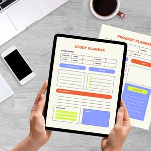 Einfacher Studenten-Planer | College & High School Lernsystem (PDF Download)