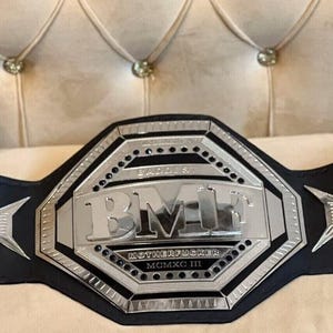 BMF UFC Legacy Fighting Wrestling Championship Leather Belt