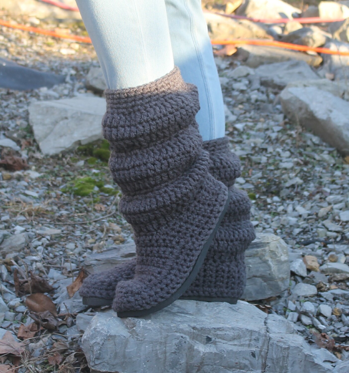 Slouch Boots Crochet Pattern REDESIGNED SLOUCH BOOTS the
