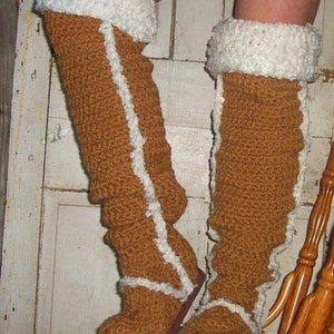 Crochet Pattern Boots ----------------  Thigh High Uggs---------Street Boots-------- WOW check these out