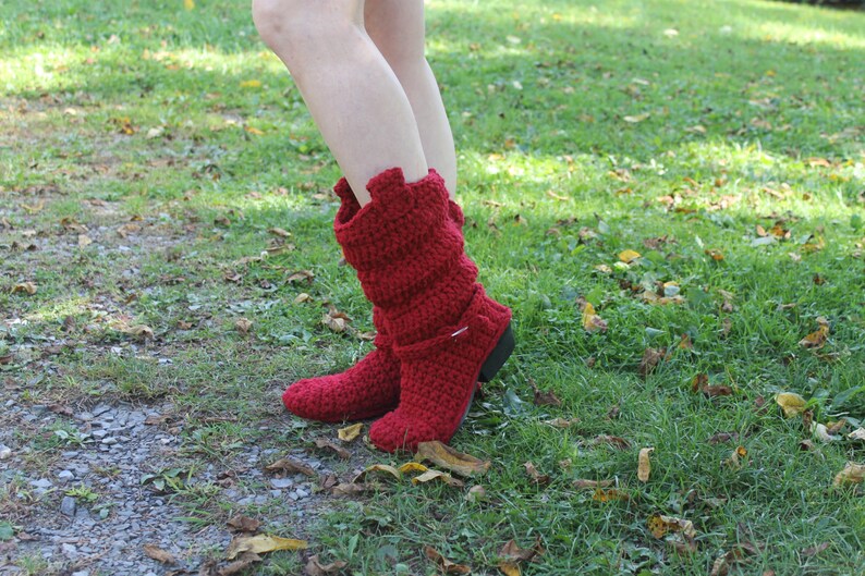 Crochet Boots Patternincredibleslouch COWBOY - Etsy