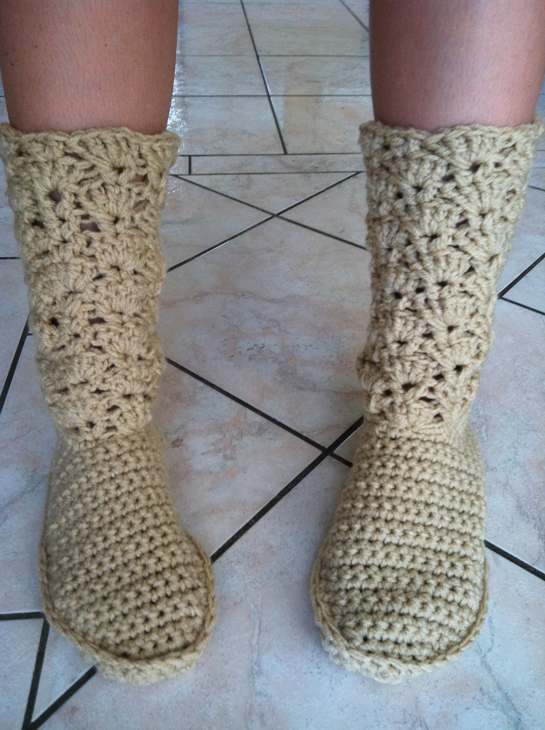 Crochet Boots Pattern BOOTS FOR the SUN Style | Etsy