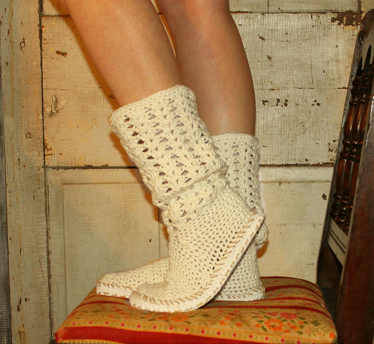 crochet boots pattern free