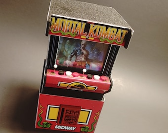 Mortal Kombat Minatare Arcade Cabinet MTG Deck Box. Holds double sleeved EDH Commander deck and Dice