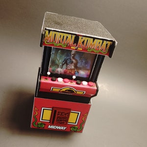 Mortal Kombat Minatare Arcade Cabinet MTG Deck Box. Holds double sleeved EDH Commander deck and Dice