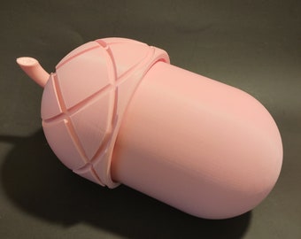 PINK Custom Magic the Gathering Acorn Deck Box for Squirrels Chatterfang Fits an EDH MTG Doublesleeved deck