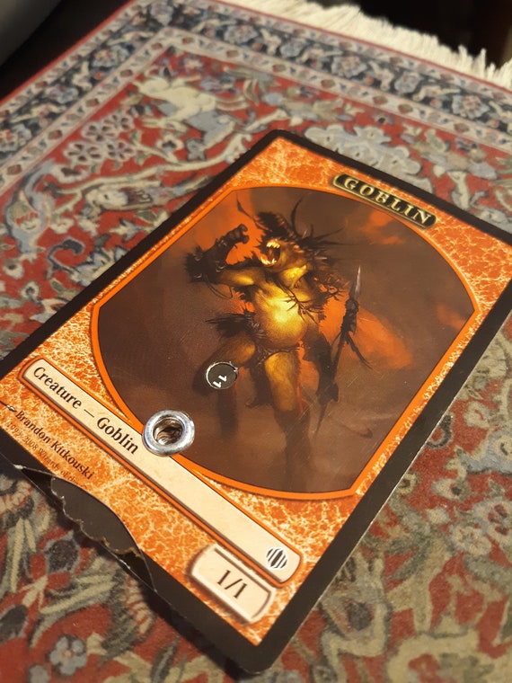 Magic The Gathering Goblin Double Sided Life Counter Etsy