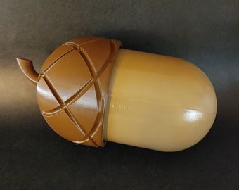 Custom Magic the Gathering Acorn Deck Box for Squirrels Chatterfang Brown Tan and EDH MTG Doublesleeved deck