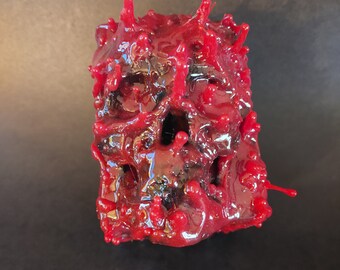 Magic the Gathering EDH Deck Skull Box Bloody Rakdos Dripped Resin Horror look!