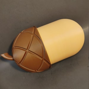 Custom Magic the Gathering Acorn Deck Box for Squirrels Chatterfang Brown Tan and EDH MTG Doublesleeved deck