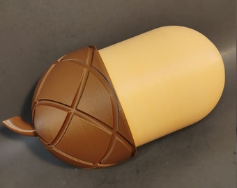 Custom Magic the Gathering Acorn Deck Box for Squirrels Chatterfang Brown Tan and EDH MTG Doublesleeved deck