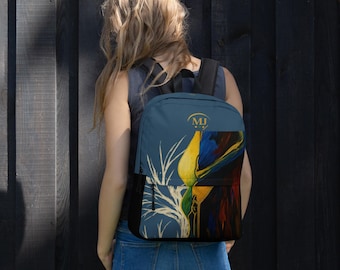 Abstract Art Backpack | Waterproof Daypack, Laptop Bag