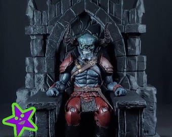 Pièce de diorama Hell Throne (FAIT SUR COMMANDE)