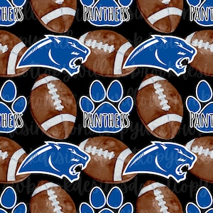 Springboro seamless files digital download springboro panthers pattern