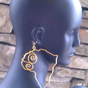 Large Size Africa Earrings