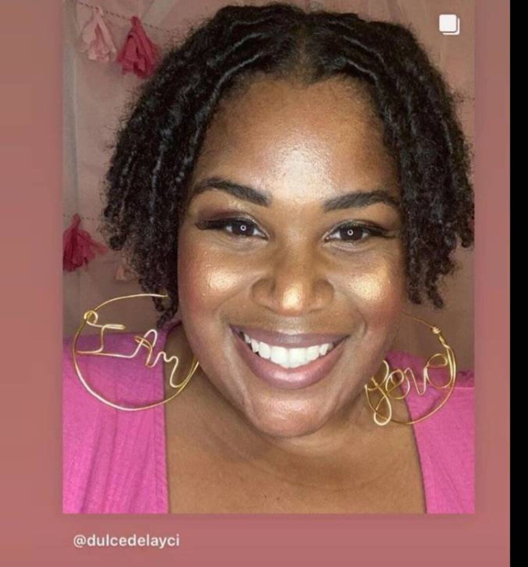 Custom Select Your Word/name/number Giant Golden or Silver Etsy