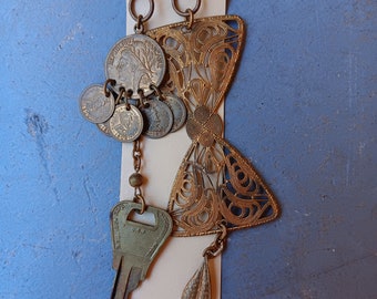 One of a Kind Earrings Upcycled Findings