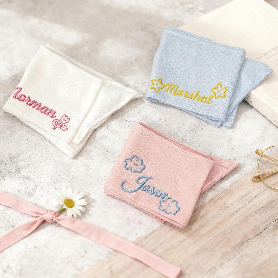 Newborn Ribbon Custom Newborn Embroidered Ribbon - Handmade Birth Statistics Keepsake ...