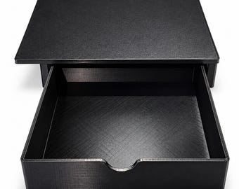 240x200mm mouse pad with drawer for profiled aluminum cockpit - mouse pad with storage - sim racing accessories - sim rig