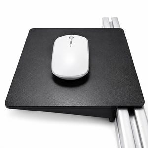200 x 200mm aluminum profile cockpit mouse pad plate - sim racing accessories - flight/sim rig accessories - mouse pad
